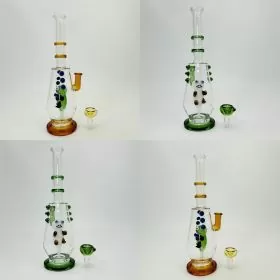 Waterpipe With Character Perc - 12 Inches - RH-199