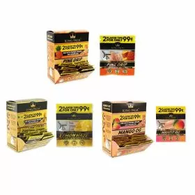 King Palm Flavor Tips - 2 Per 99c - 50 Pack