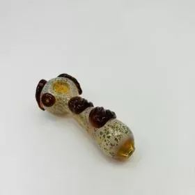 4 Inch Handpipe - With Leaf Design