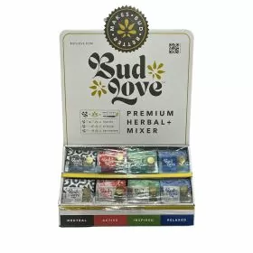 Bud Love Herbal Mixer With Cannabinoids - 1.5 Grams - 64 Counts Per Pack - Assorted Flavor Display 