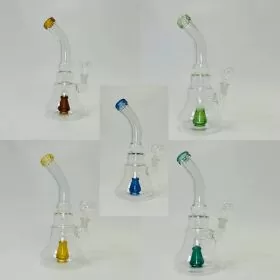8-inch Waterpipe With Bend Neck and Perc