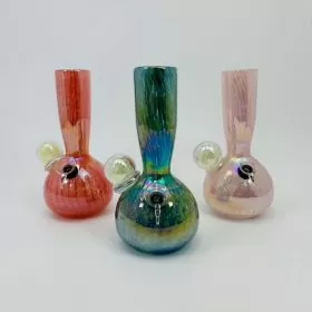 8 Inches - Soft Glass Waterpipe (GR-Y-14) Assorted Colors