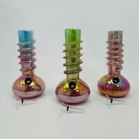 Soft Glass Waterpipe - 8 Inches - Assorted Color GR-Y-36 