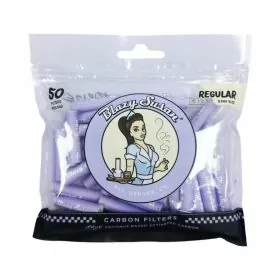 Blazy Susan - Regular 9mm Size - 50 Filters Per Bag - Purple