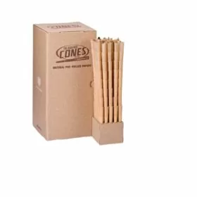 The Original Cones - Original Pre-rolled Papers - 1000 Pieces Per 4 Canister - 109mmx20mm - King Size - Bleached