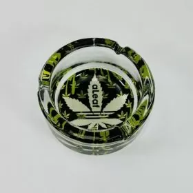 Aleaf - Glass Ashtray - Price Per Piece - Assorted Colors