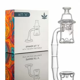Aleaf Spinner Kit - Hour Glass - T Banger - 90 Degree - 14 Male