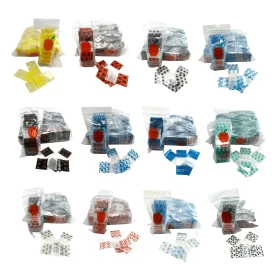 Apple Baggies - Ziplock 1010 Plastic Bags - 1 Inches X 1 Inches - 100 Bags Per Pack - 10 Packs Per Box
