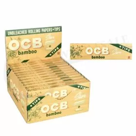 Ocb Bamboo Papers With Tips Slim - 24 Pack of Box