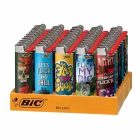 Bic Lighter - Flick - 50 Counts Per Display