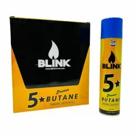 Blink Butane 5x 300ml Can - 12 Cans Per Box ( No Free Shipping )