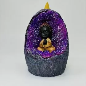 Buddha Led Backflow Incense Burner - Battery Not Included