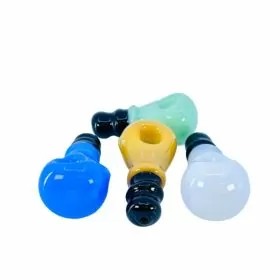  Light Bulb Handpipe 4 Inch - Assorted - Price Per Piece