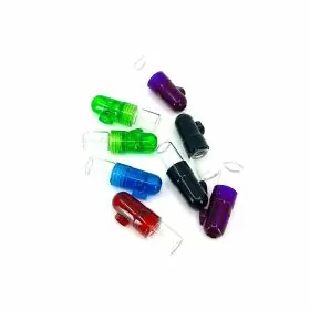 Bullet Medium - 5/8 Dram - Snuffer Assorted Colors - 25 Pieces Per Pack