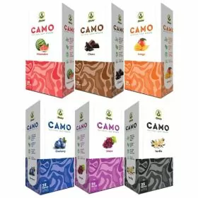Camo - Natural Leaf Wrap - 5 Counts Per Pack - 25 Packs Per Display