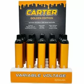 Carter - Battery - 340mAh - 15 Counts Per Display - Golden Per Rainbow Edition