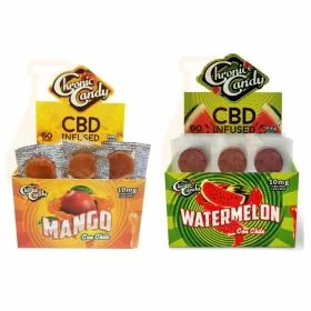 Chronic Candy - CBD Lollipop 10mg - 60 Counts Per Box