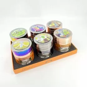 Click It Grinder With Led Spin Top And Charger - Assorted Designs - Price Per Piece