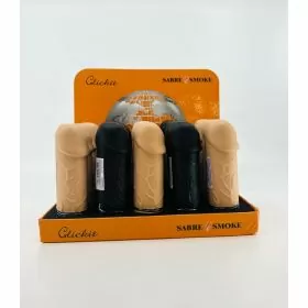 Clickit Vibrating Penis Lighter - 20 Pieces Per Display