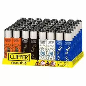 Clipper - Lighter Mini Zigzag - 48 Counts Per Display
