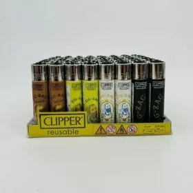 Clipper - Lighter Reusable New Rotational - 48 Pieces - Display Zigzag - CP11R
