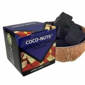 Coco Nuts Coco Shell Charcoal - 30 Pieces Or 27 Pieces Per Box