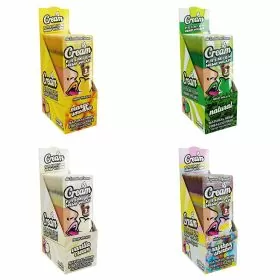 Cream Terpene Infused Premium Hemp Wraps with Tips - 2 Counts Per Pack - 25 Packs Per Display