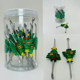 Dabber - 5Inches - Christmas Tree Silicone - 30 counts Per Jar