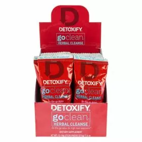 Detoxify - Goclean Herbal Cleanse - 18 Grams - 12 Pieces Per Pack - Raspberry