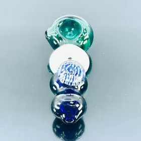 Double Bowl Handpipe 4 Inch - Assorted Colors - HPAG38