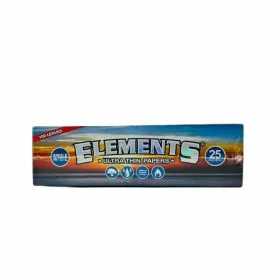 Elements - Single Wide Papers - 25 Counts Per Box