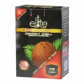 Elite - Coconut Shell Charcoal - 72 cubes 