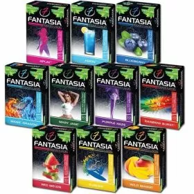 Fantasia Herbal Hookah Shisha - 50 Grams Per Pack - 10 Packs Per Box