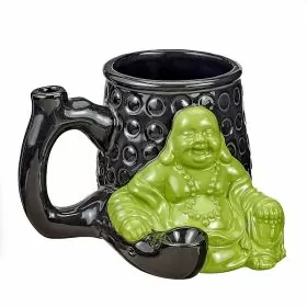 Fashioncraft Ceramic Buddha Mug Pipe - 82527