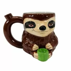 Fashioncraft - Ceramic Stoned Sloth Mug Pipe (82574)