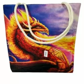Fire Dragon Tote Bag - 3283