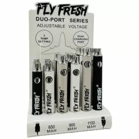 Fly Fresh - Twist Battery - Duo Port Charging - 24 Counts Per Display