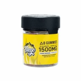 Fuego - Delta 8 Gummies - 1500mg - 10 Counts Per Pack - Assorted Flavors