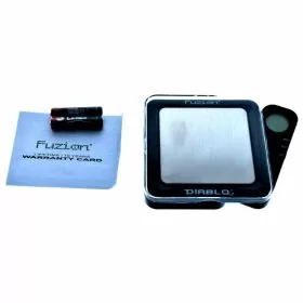 Fuzion - Diablo Digital Mini Scale - 350 Grams - 650 Grams - 1000 Grams X 0.1 Gram - Black FP-V2