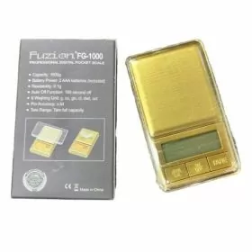 Fuzion - Digital Scale - 1000 Grams X 0.1 Gram - FG-1000 - Gold