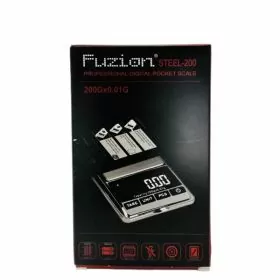  Fuzion - Scale Digital Pocket - 200 Grams X 0.01 Gram - Steel-200