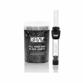 Grav Fill-Your-Own Glass Joints - 7 Pieces Per Jar