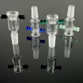 Glass Smoking Bowl- 14mm Male - Assorted Color - 5 Per Pack