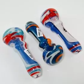 Handpipe - 4 Inches - Assorted Color And Design - Price Per Piece