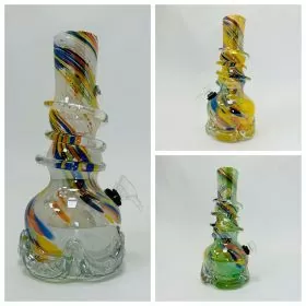 8 Inches - Glass Waterpipe (Ray-K-54)