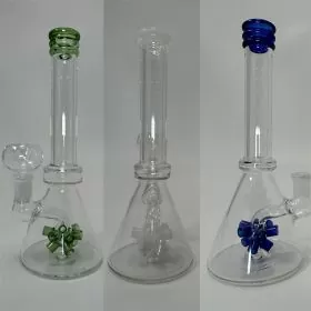 Glass Waterpipe - 8 Inch - With Perc