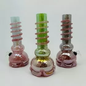 Glass Waterpipe - 10 Inches - Ray-K-67 - Assorted Colors