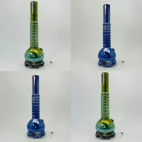 Glass Waterpipe - 16 Inches - RAY-K-140 - GR-Y-115