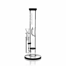 Grav - Medium Straight Base With Disc Water Pipe - 38d.3 - Assorted