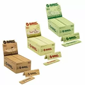 Grollz Papers - 1 1/4 Size - 50 Counts Per Pack - 50 Packs Per Box